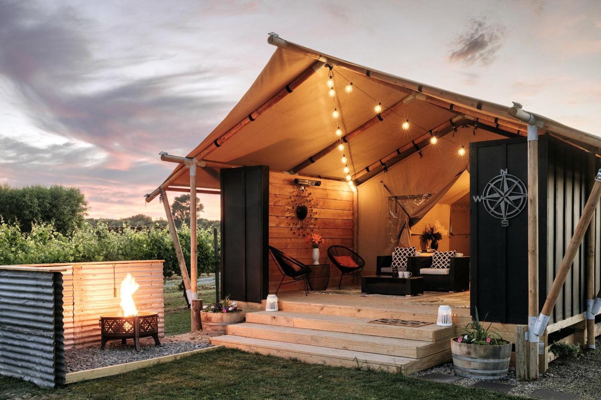 Villas & Vines Glamping Hastings Extérieur photo