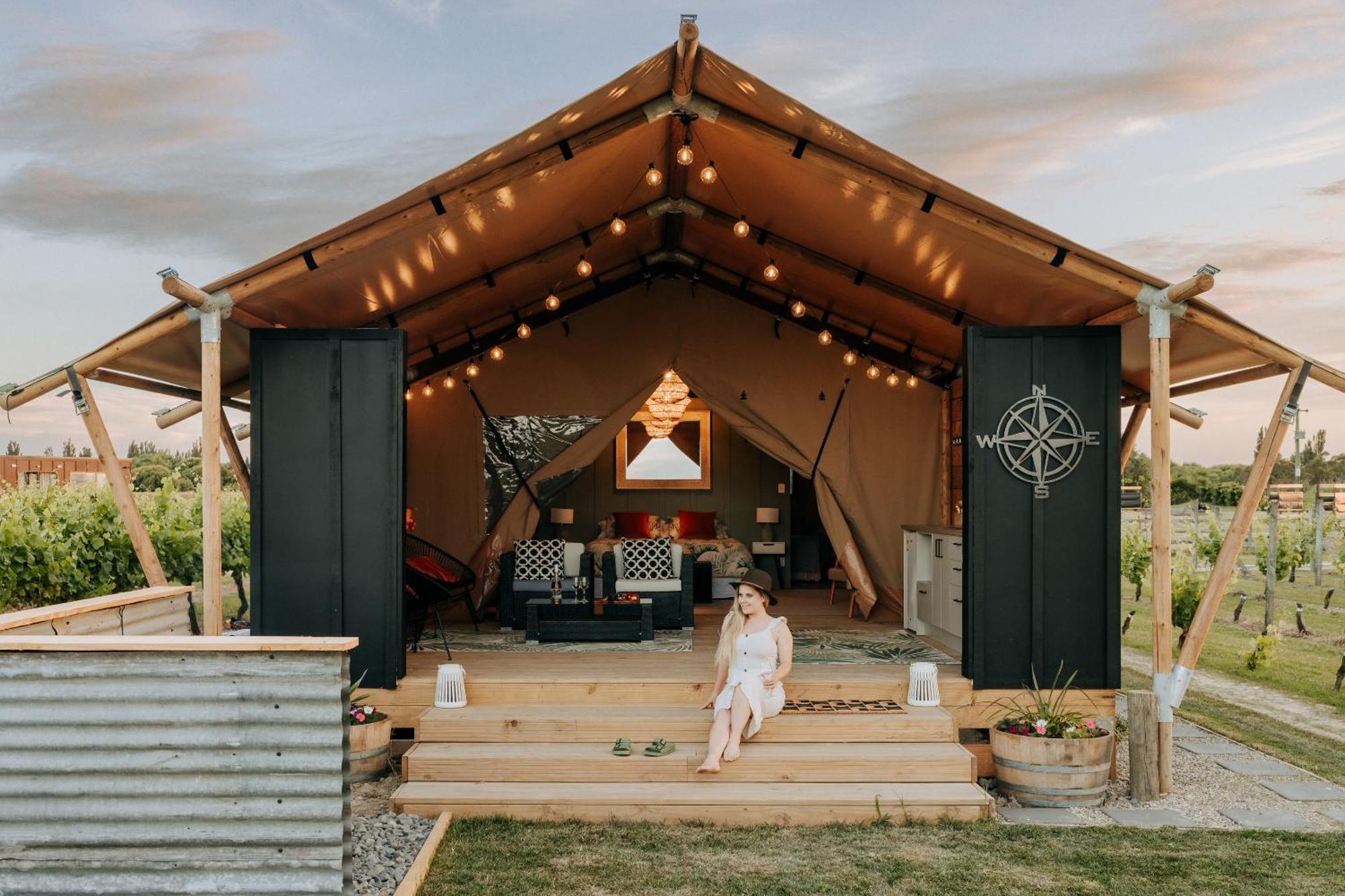 Villas & Vines Glamping Hastings Extérieur photo