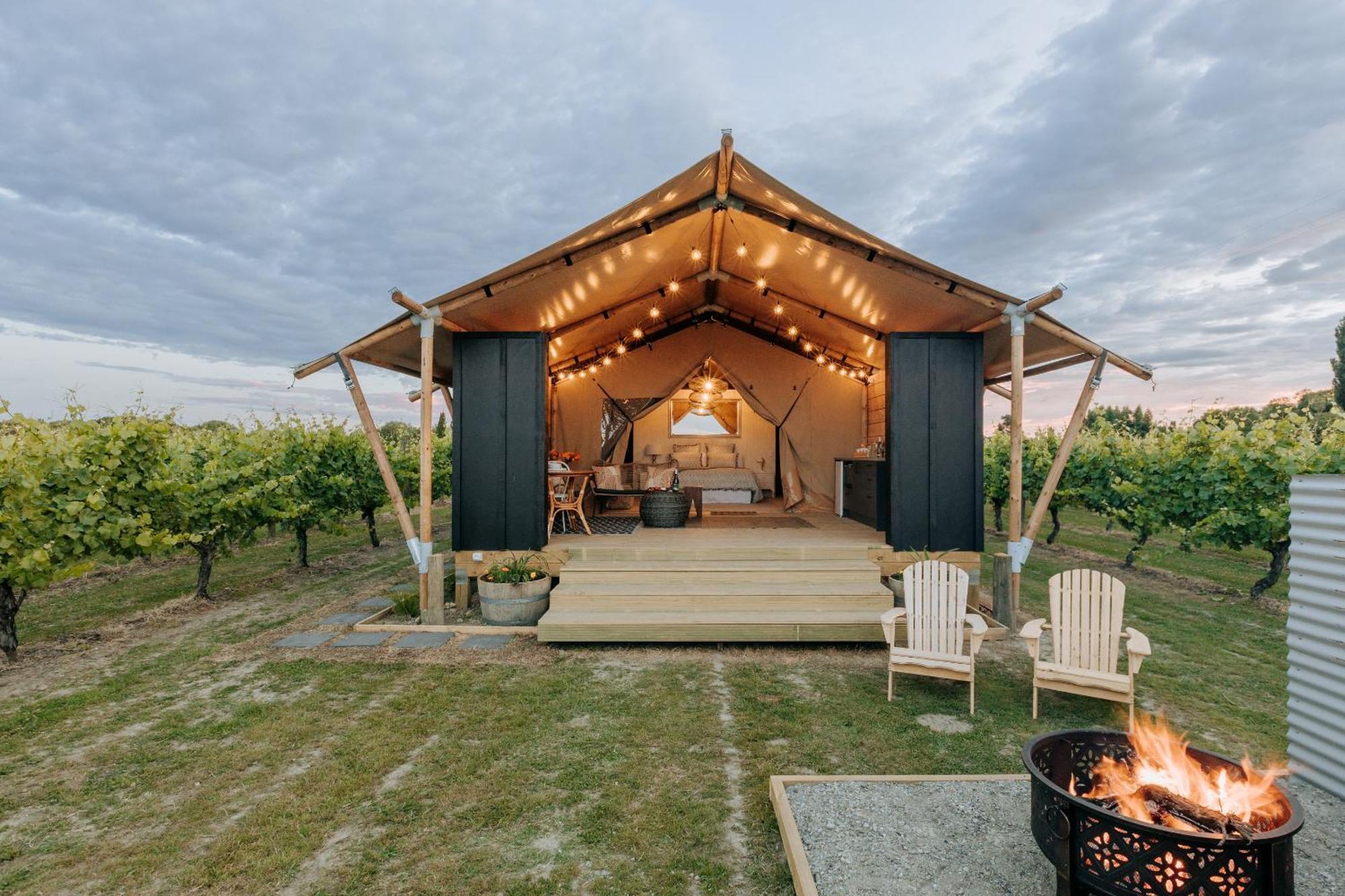 Villas & Vines Glamping Hastings Extérieur photo